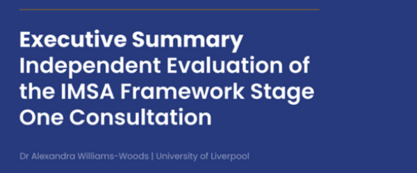 Independent Evaluation - IMSA Framework  supporting image